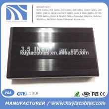 Aluminium alloy USB 2.0 SATA 3.5" External Hard Drive Enclosure